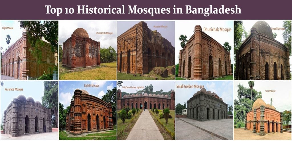Top 10 Historical Mosques in Bangladesh