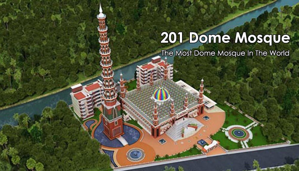 201 Dome Mosque — Most Domes Mosque In The World Travel Mate