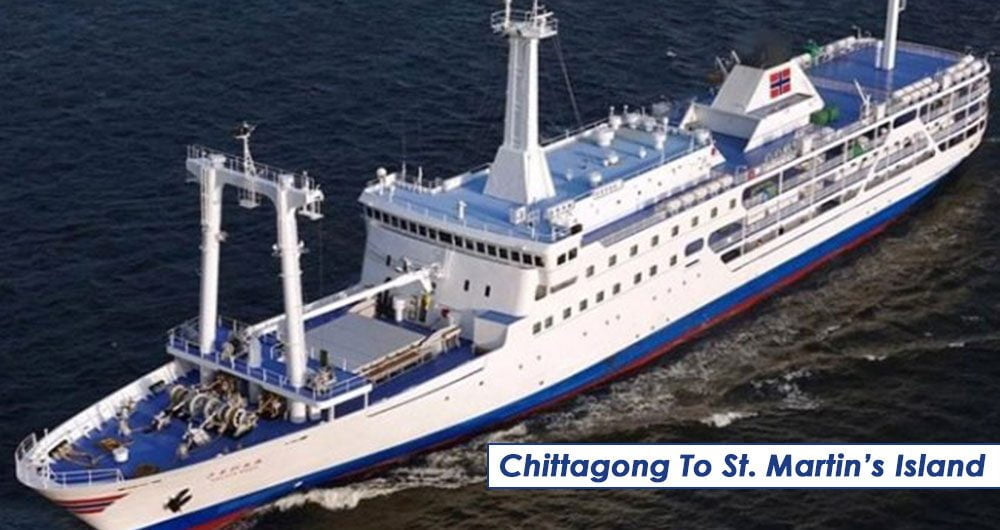 MV Bay One Chittagong To St. Martin's Island