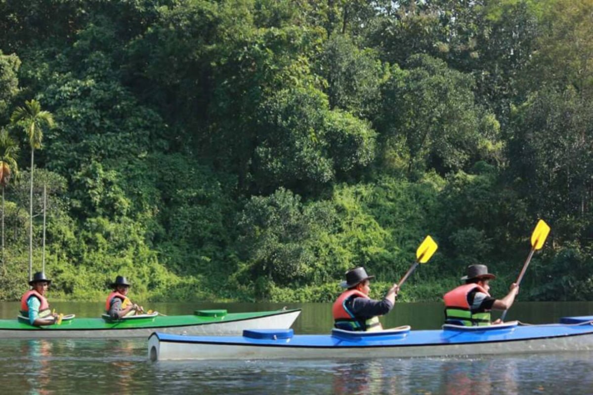 Kayaking In Mahamaya Lake