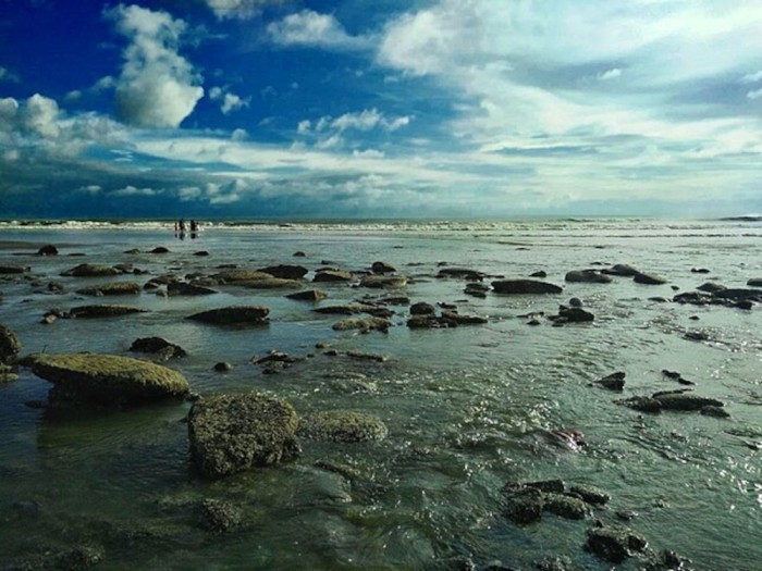Coral rocks Inani Beach